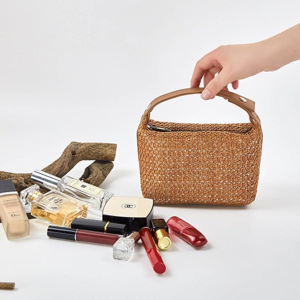 Straw Handbag Woven Tote Bag - Image 3