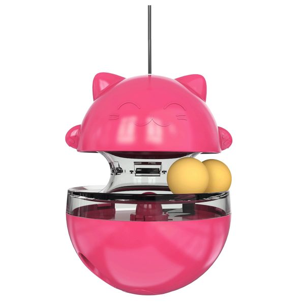 Plastic Cat Toys Kitty Food Dispenser Ball