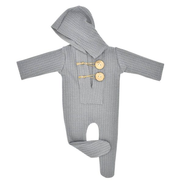 Baby knitted one-piece studio photo suit - Image 4