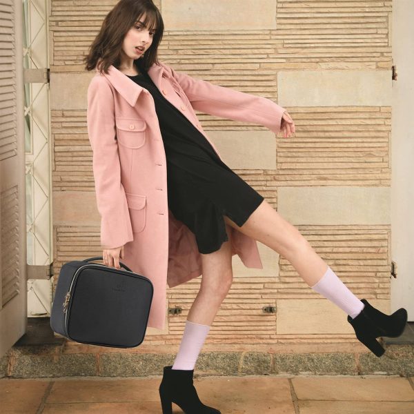 Pu Leather Storage Adjustable Dividers Brushes Cosmetic bag - Image 8