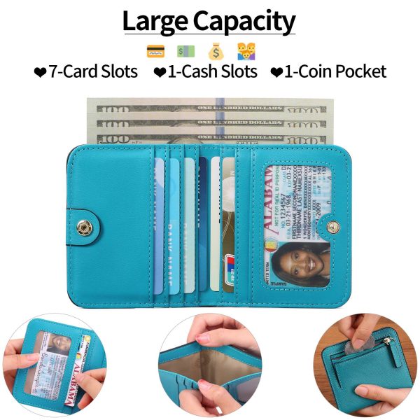 Small Compact Bifold Luxury Genuine Leather Pocket Wallet - Image 4