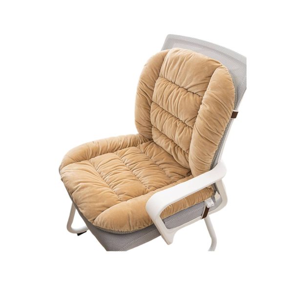 Non-Slip Soft Warm Velvet Cushioned Chair Seat Pad - Image 3