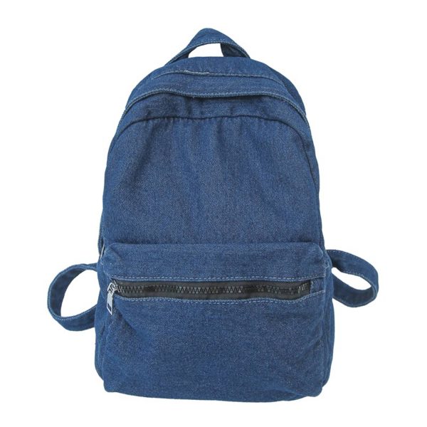 Denim backpack