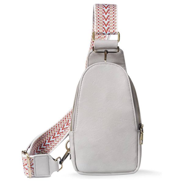 PU Leather Small Crossbody Sling Backpack Multipurpose