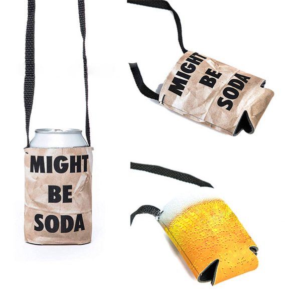 Neoprene beverage beer bottle can cover - Image 3