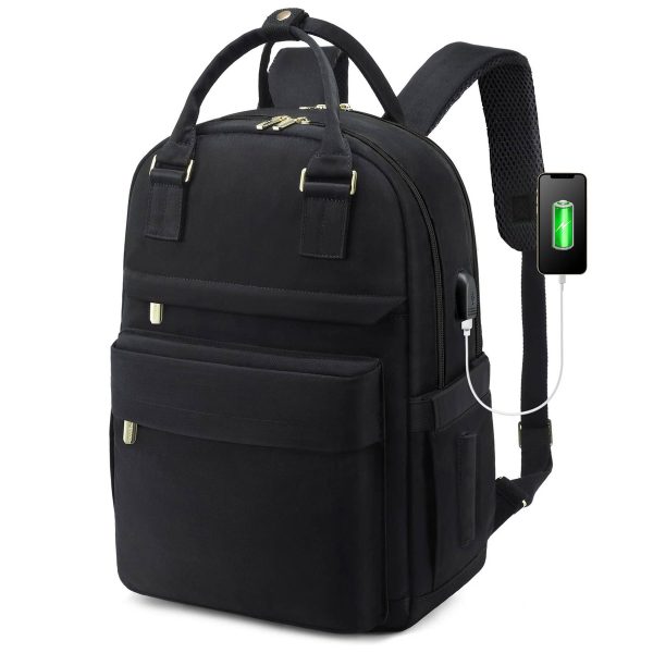 Nylon Business Travel Computer Backpack - Image 6