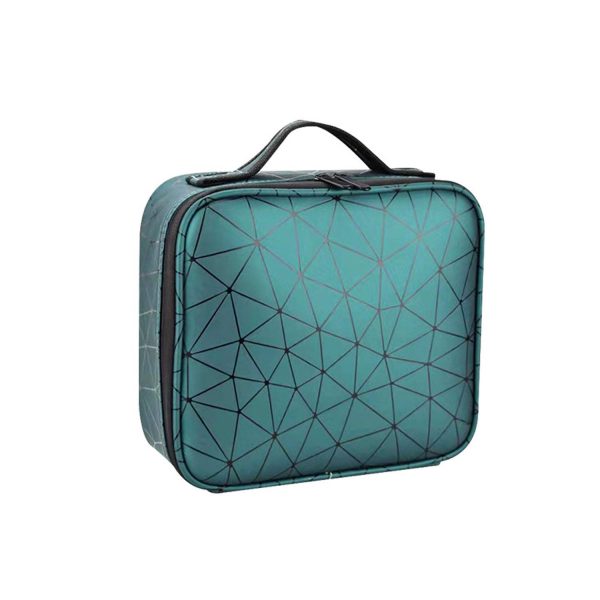 Large Capacity Multi-Compartment Oxford Makeup Bag - Image 3
