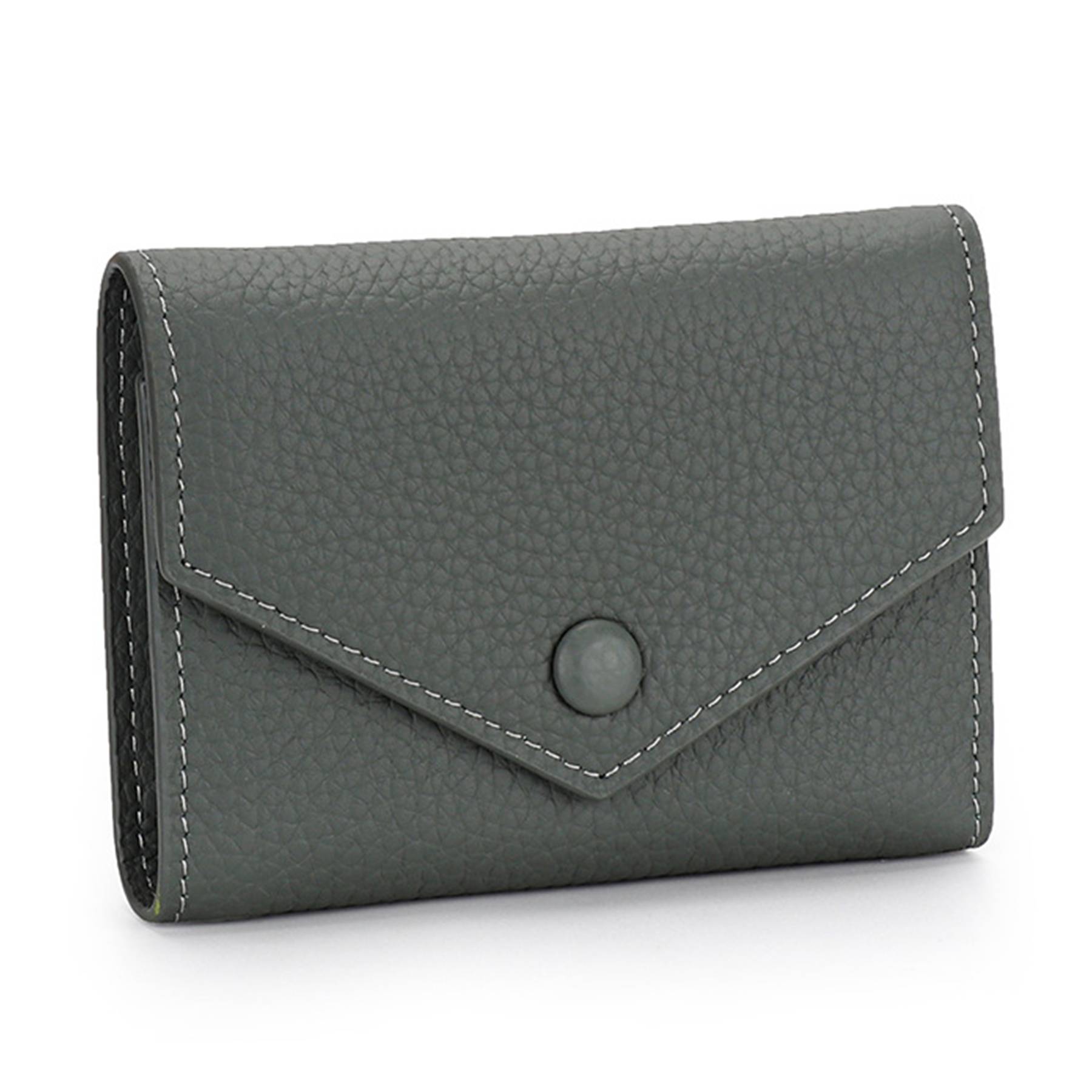 Genuine Leather Simple folding envelope coin wallet