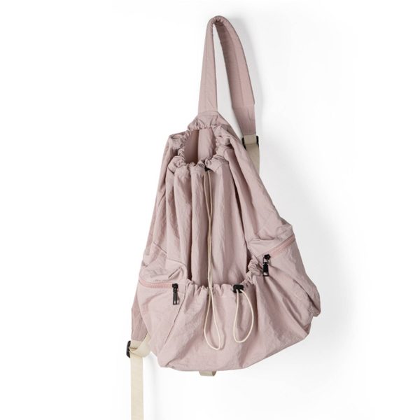 Nylon Breathable Drawstring Backpack - Image 4