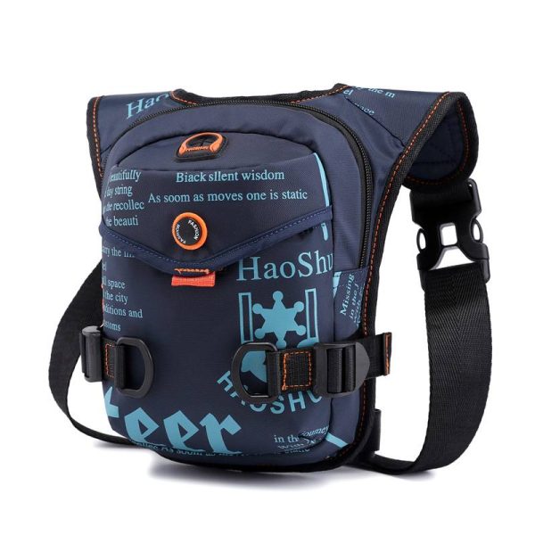 Nylon Outdoor Tactical Waist Bag With Earphone Hole