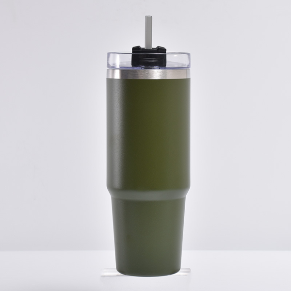 30Oz Reusable Insulated Mug Stainless Steel Bottle - Image 3