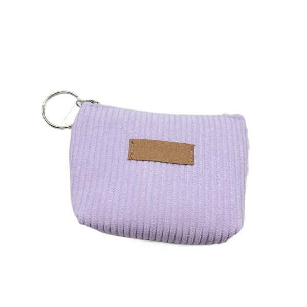 Compact Durable Hand Held Canvas Wallet w/ Zipper Closure - Image 2
