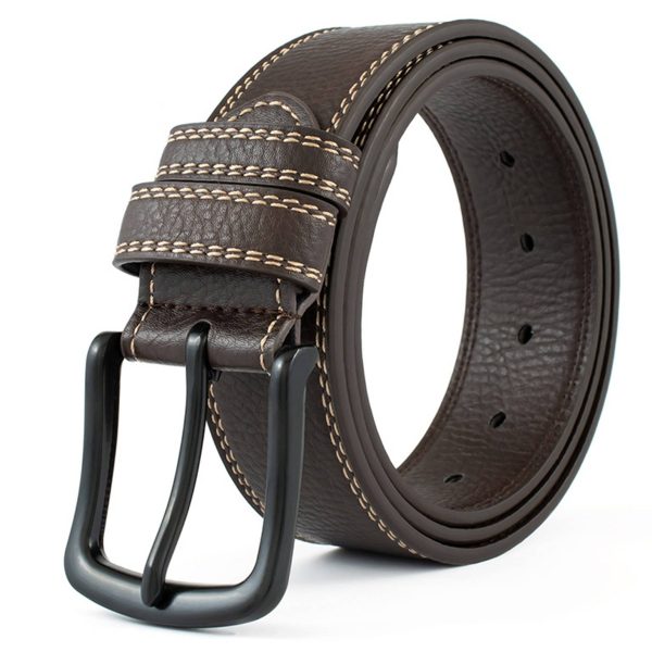 Men's Leather Belt - Image 2