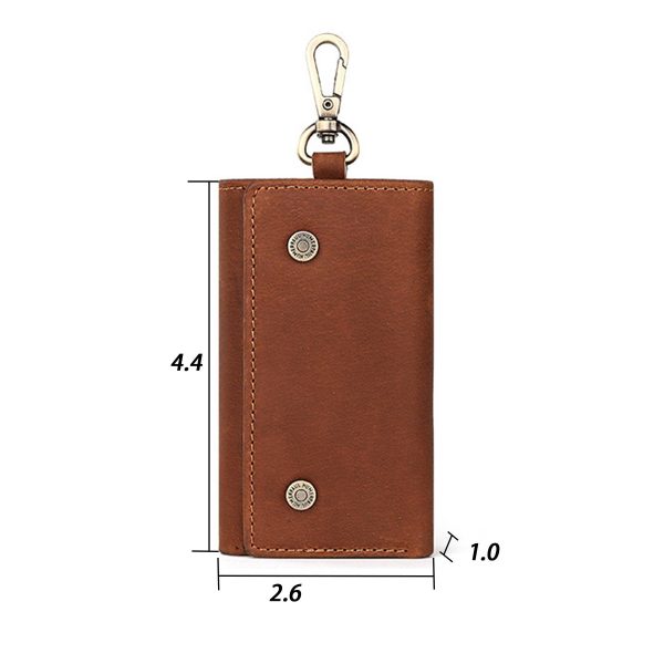 Genuine leather keychain wallet - Image 5