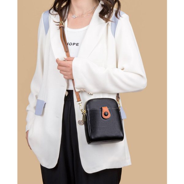 Genuine Leather Small Crossbody Cell Phone for Women Purses - Image 7