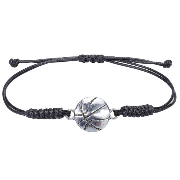 Nickel Braided soccer alloy bracelet - Image 7