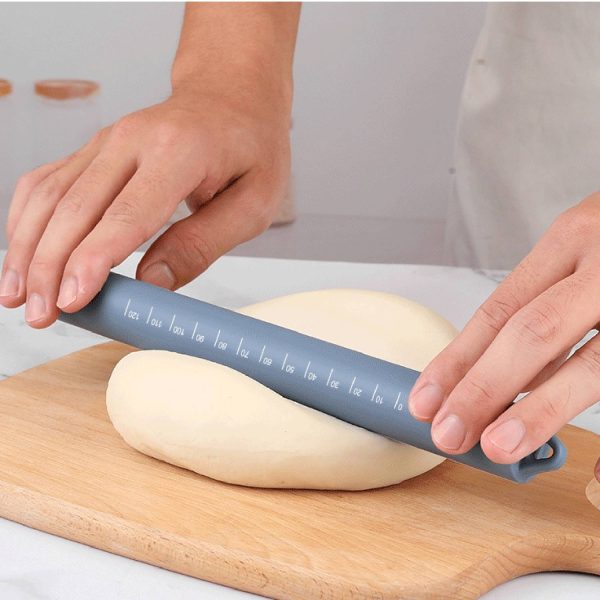 Silicone Stainless Steel Rolling Pin - Image 5