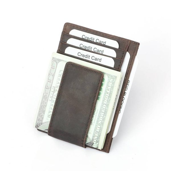 Genuine Leather RFID Blocking Wallet - Image 2