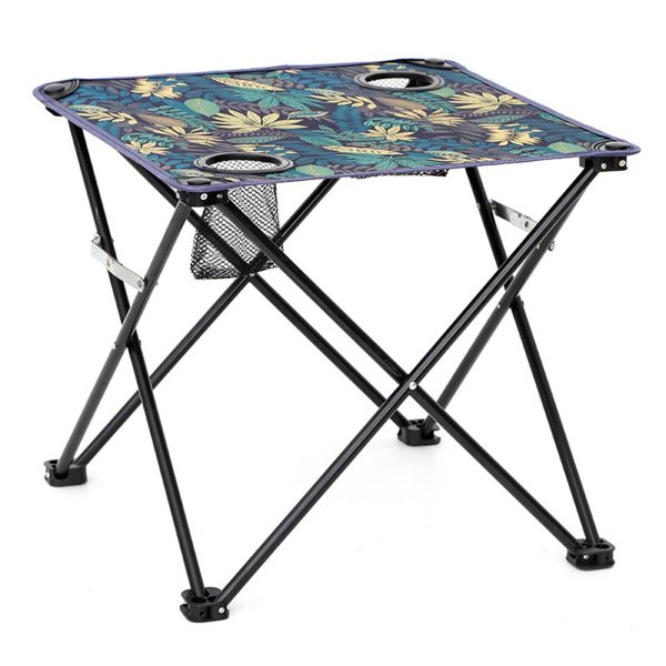 Oxford Outdoor Foldable Table With Two Cup Holders - Image 3