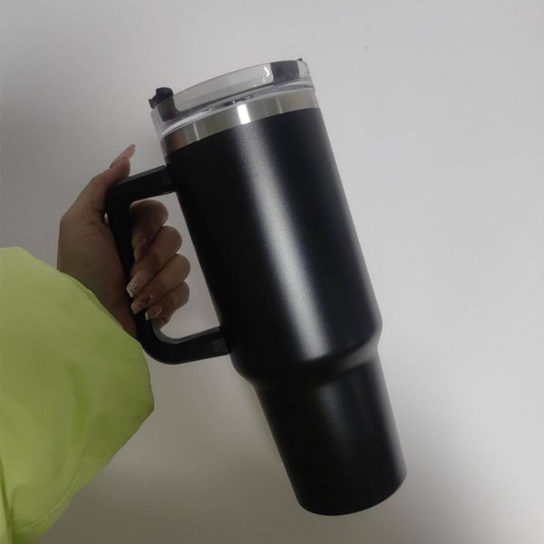 40 Oz Large Capacity Stainless Steel Car Cup With Handle - Image 5