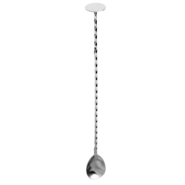 Stainless Steel Bar Spoon w/Spiral Handle for Mixing Drinks - Image 5