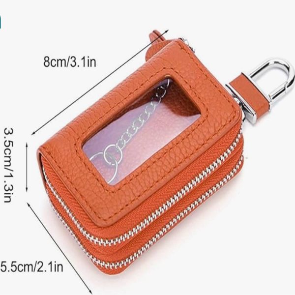 Durable car key bag w/ double zippers - Image 8