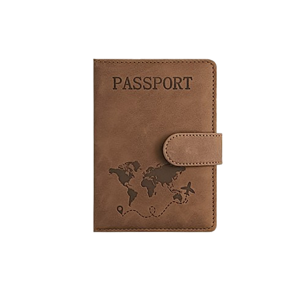 Rfid Anti-Theft Pu Leather Stylish Travel Passport Holder - Image 3