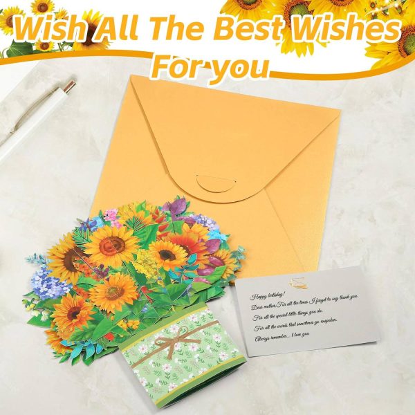 3D Bouquet Creative Greeting Card - Image 4