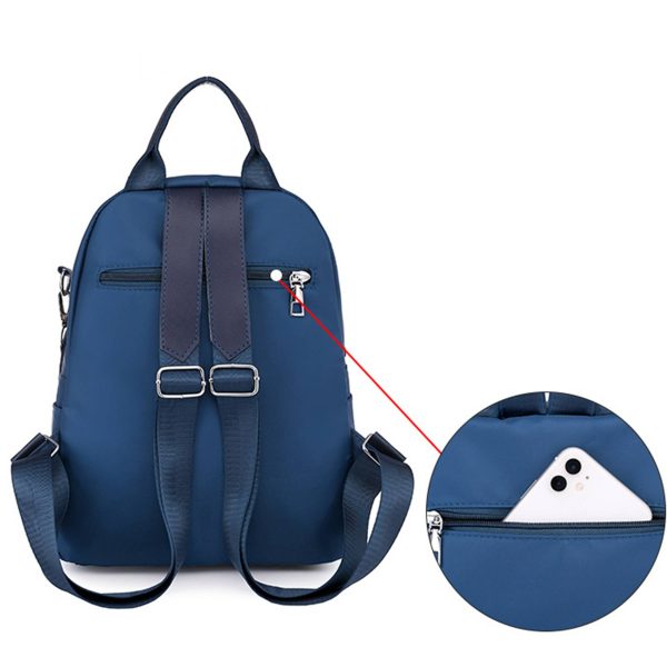 Oxford Cloth Women Fashion Travel Bag Backpack - Image 4