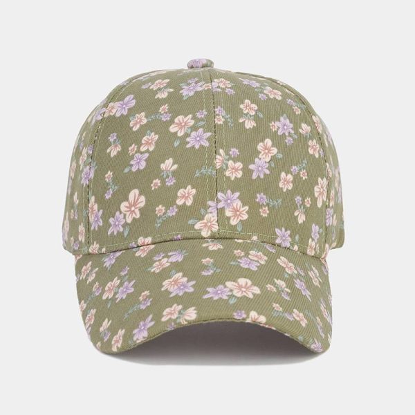 Floral Print Baseball Cap - Image 3