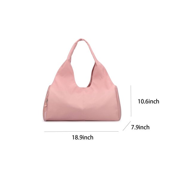 Nylon sports totes bags with shoes compartment for women - Image 7