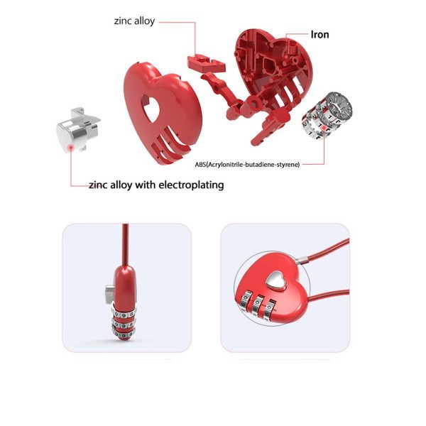 Heart Shaped Padlock - Image 9
