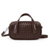 Genuine Leather Simple woven shoulder cross-body bag - Image 2