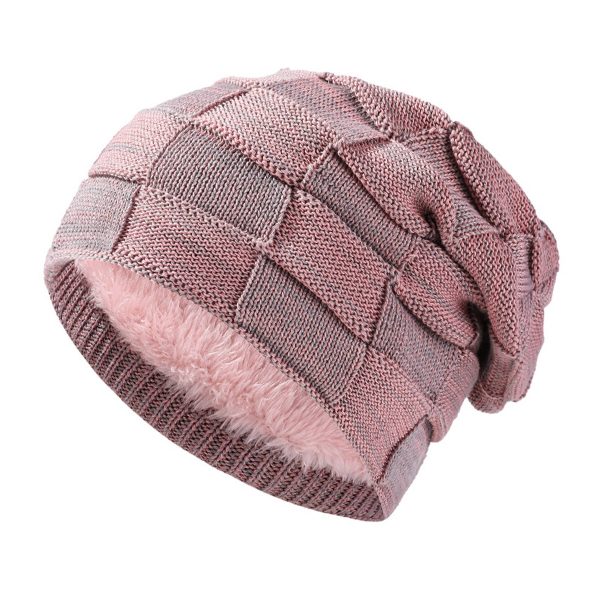 Acrylic Warm stretch-knit beanie