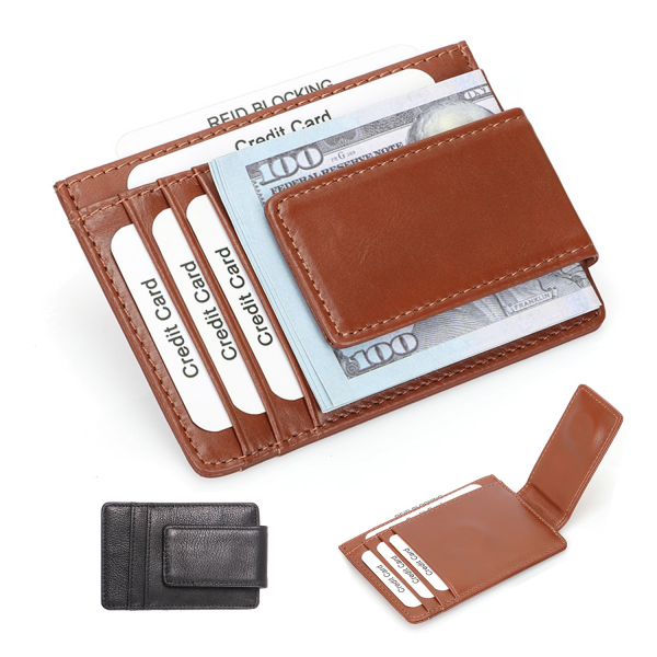 Genuine Leather RFID Blocking Wallet - Image 3