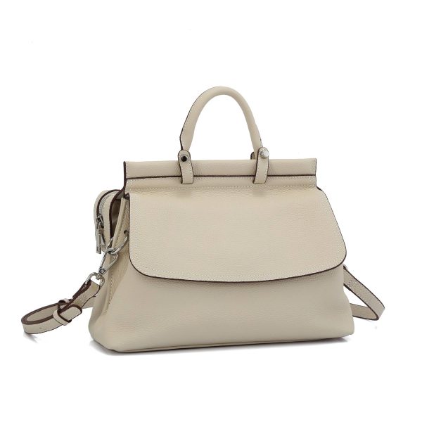 Genuine Leather Fashionable Large Crossbody Tote Bag - Image 2