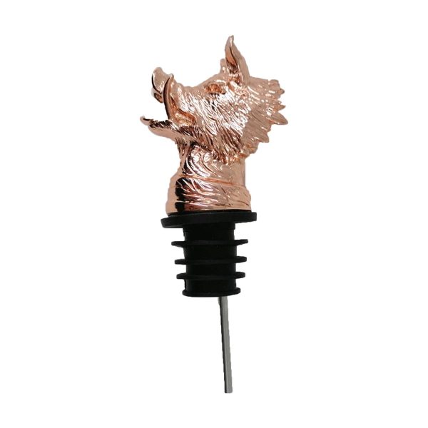 Alloy European style pig head wine dispenser - Image 3