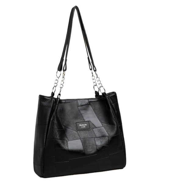 High-End Pu Large-Capacity Single-Shoulder Commuter Tote Bag - Image 3