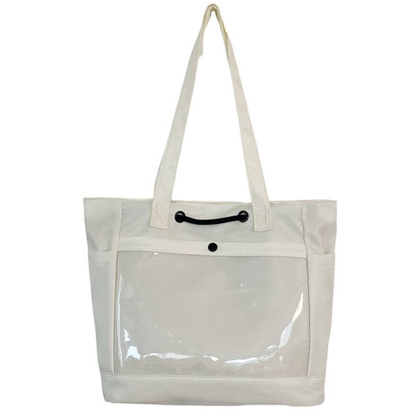 Nylon Drawstring Tote Bag