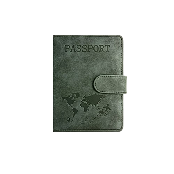 Rfid Anti-Theft Pu Leather Stylish Travel Passport Holder - Image 2