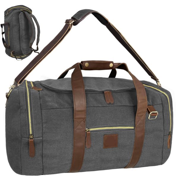 Large Capacity Canvs Backpack Duffel Bag For Travel