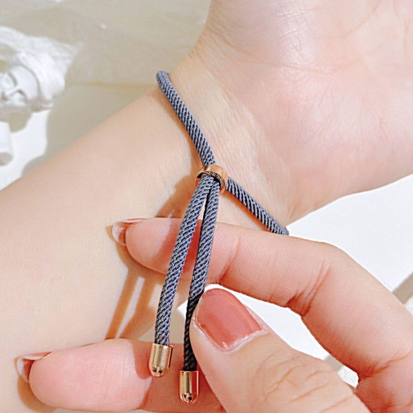 Weaving titanium steel couple bracelet - Image 4