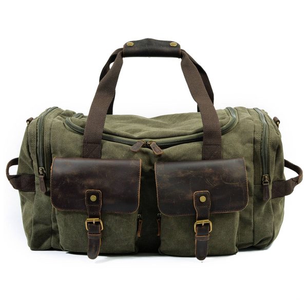 Canvas Large Capacity Men's Duffel Bag - Image 3