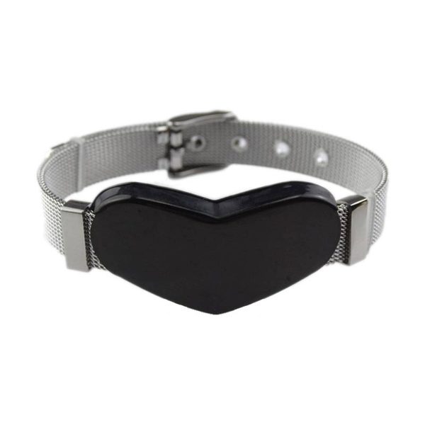 New heart-shaped watch chain stainless steel bracelet - Image 2