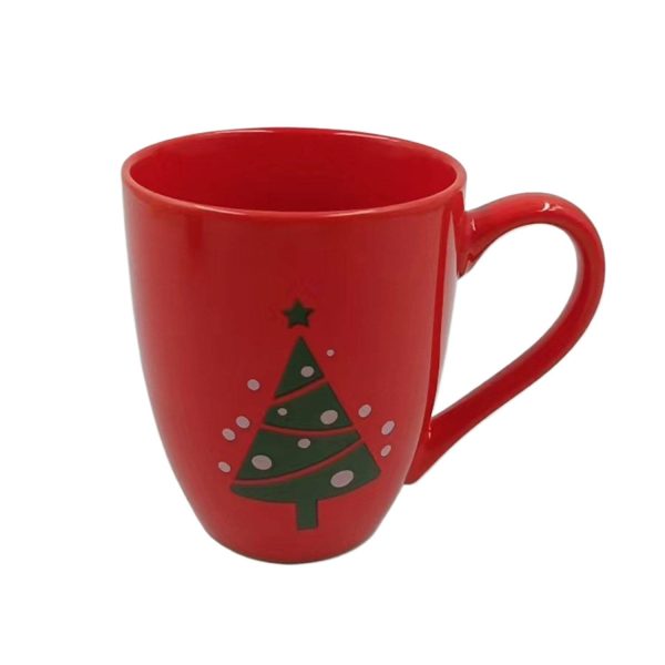 12oz Ceramic Coffee Mug w/ Handle for Household Office - Image 2