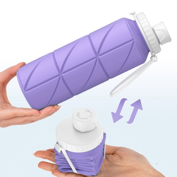 23oz Outdoor Creative Silicone Collapsible Water Bottle - Image 6