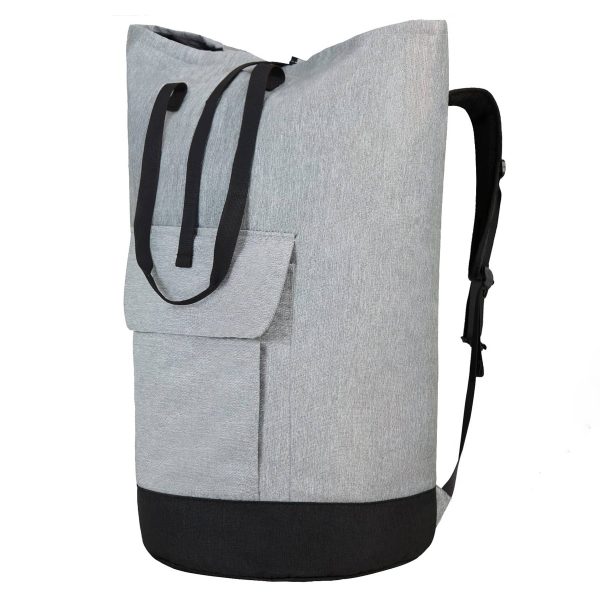 Polyester Heavy Duty Laundry Backpack - Image 2