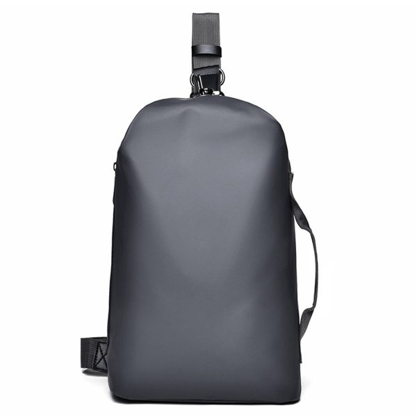 Nylon Sling Backpack with USB crossbody bag for Men