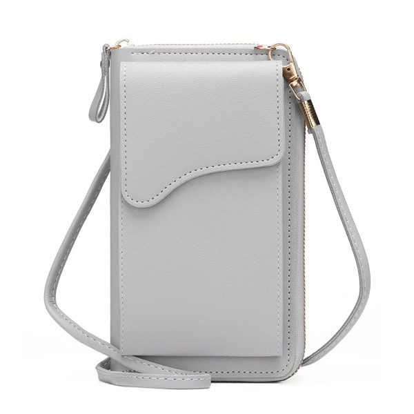 PU Mini buckle mobile phone women's crossbody bag - Image 2