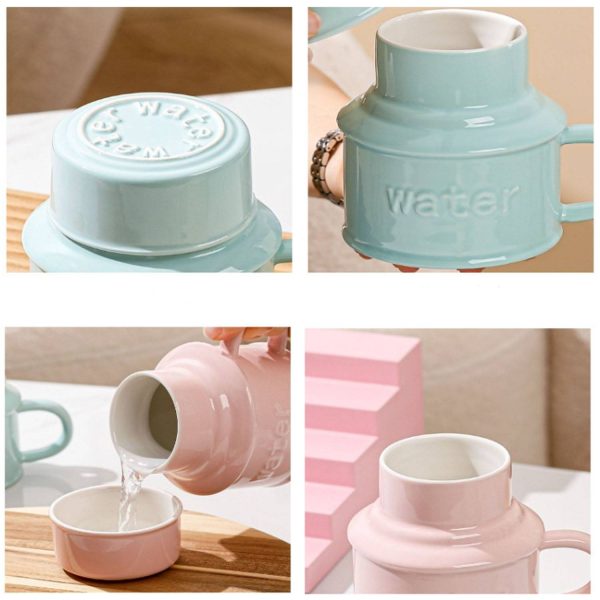 15oz Durable Ceramic Mug w/ Handle and Large Capacity - Image 6